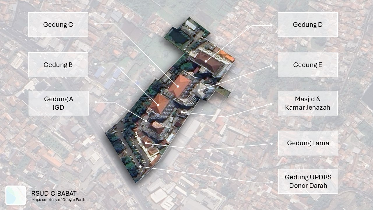 Peta Satelit RSUD Cibabat